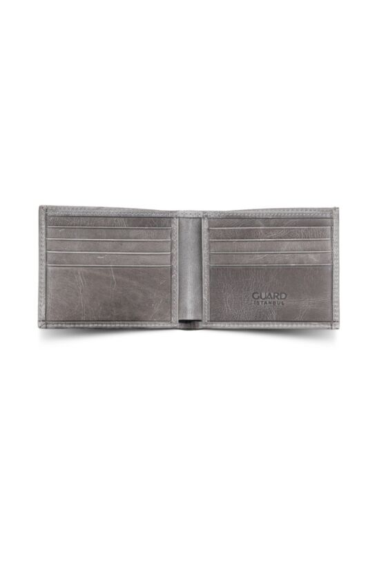 Guard Antique Gray Classic Leather Men's Wallet