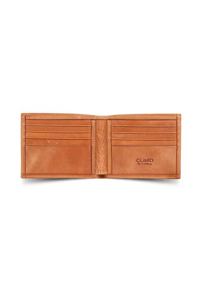 Guard - Guard Antique Yellow Classic Leather Men's Wallet (1)