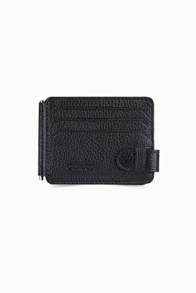 Guard - Guard Matte Black Clip-on Leather Card Holder