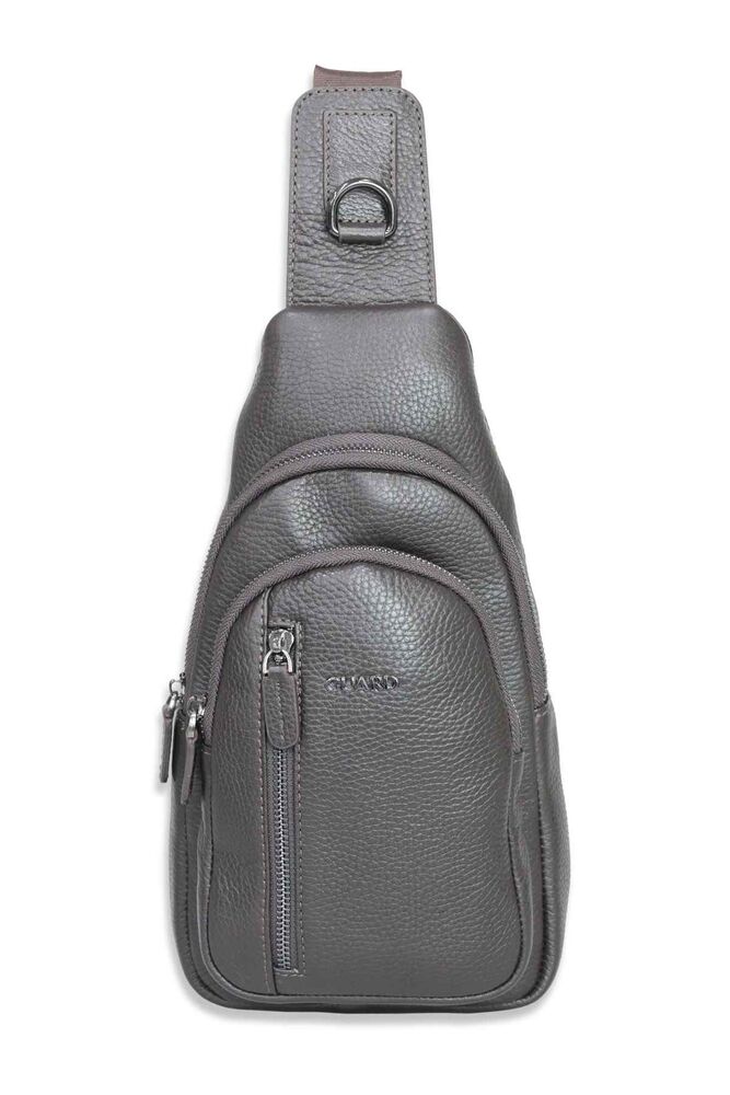 Brown Leather Sports Backpack