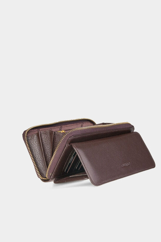 Guard Brown Leather Women's Wallet