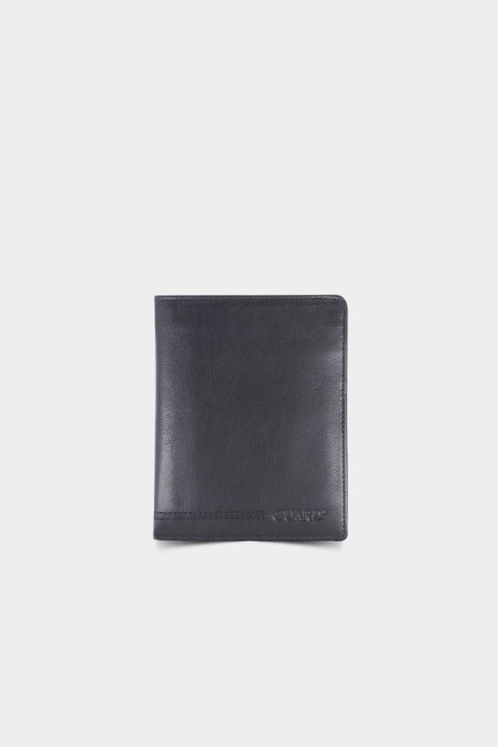 Guard Classic Black Leather Men's Wallet