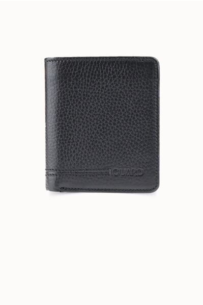 Guard - Guard Dustin Black Leather Men's Wallet