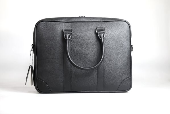 Guard - Guard 1798 Serisi Siyah Deri Laptop Çantası (1)