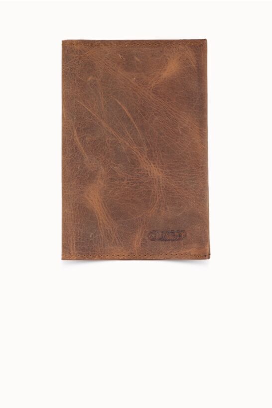 Guard Antique Tan Passport Cover
