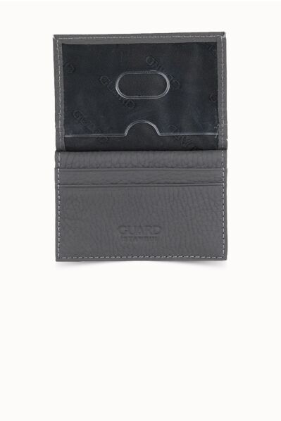 Guard Antrachite Leather Card Holder - Thumbnail
