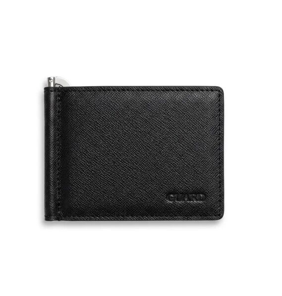 Guard - Guard Black/Red Clip Leather Card Holder