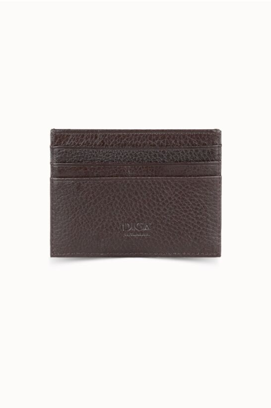 Guard Brown Leather Card Holder