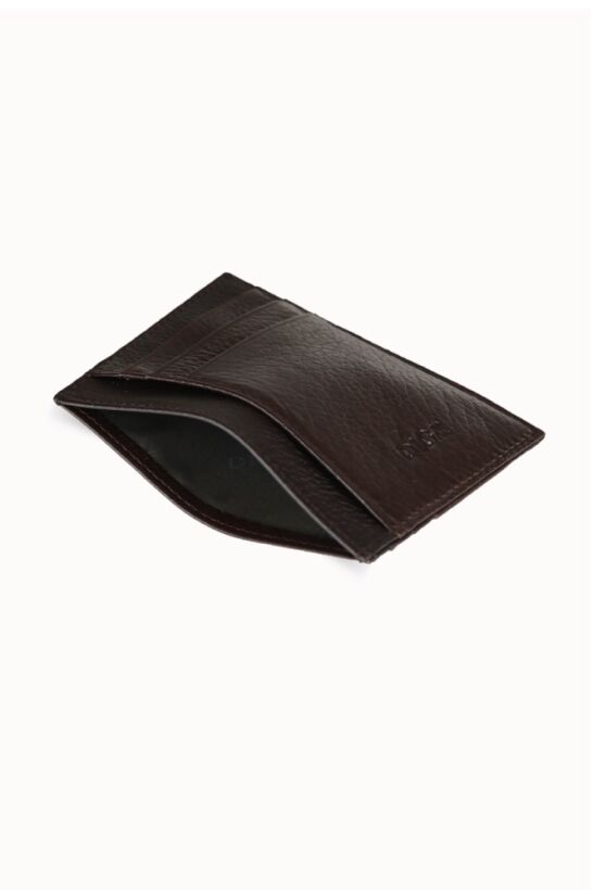 Guard Brown Leather Card Holder