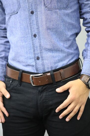 Guard - Guard Brown Leather Belt