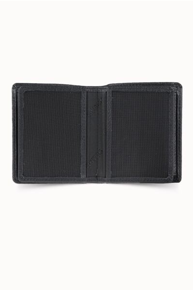 Guard Medium, Black Men's Wallet with Coin Compartment - Thumbnail