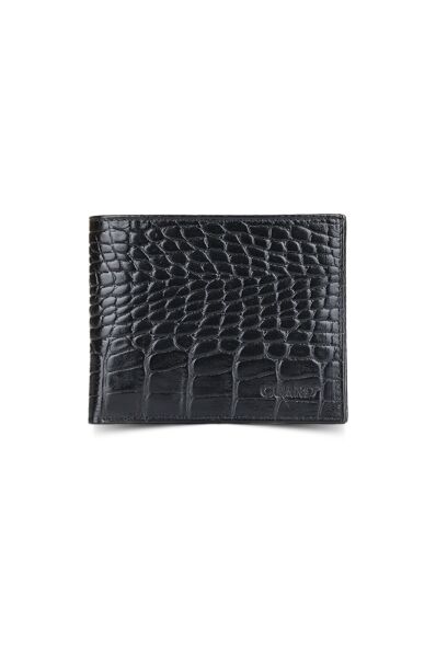 Guard - Guard Croco Black Classic Leather Men's Wallet