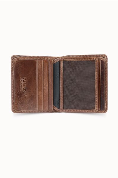 Guard - Guard Dustin Antique Brown Leather Men's Wallet (1)