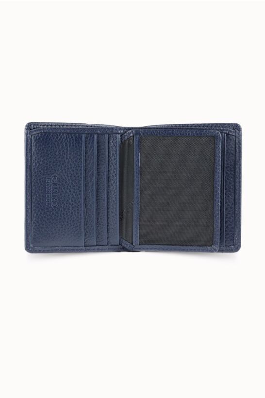 Guard Dustin Lacivert Deri Erkek Cüzdanı