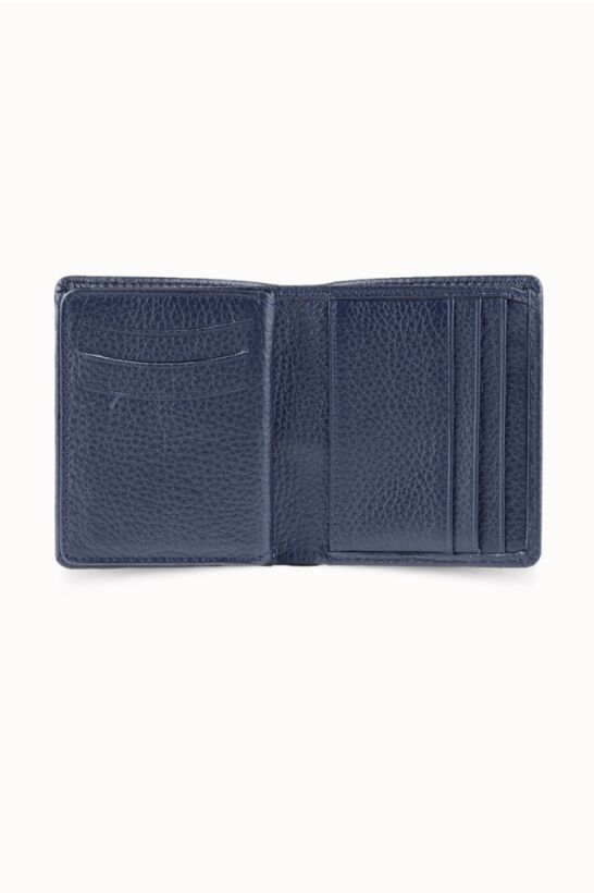 Guard Dustin Navy Blue Leather Men's Wallet