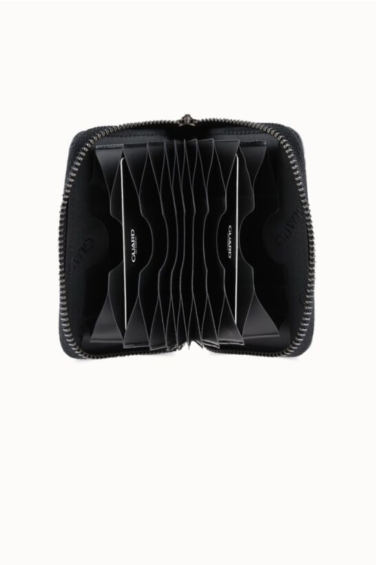 Guard Genuine Leather Antique Black Card Holder