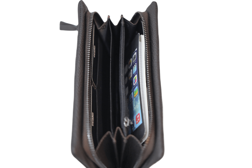 Guard Kahve Guti Mat El pörtföyü Cüzdan