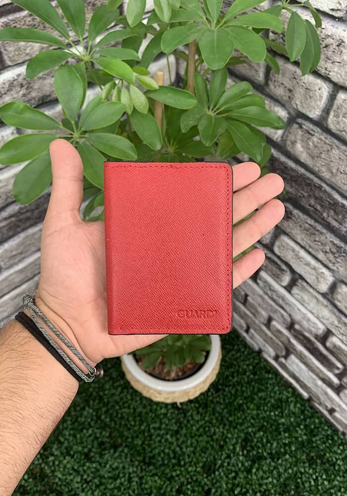 Hakiki Deri Kırmızı Kartlık (T1073)