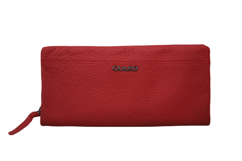 Guard Kırmızı Guti Mat El pörtföyü Cüzdan