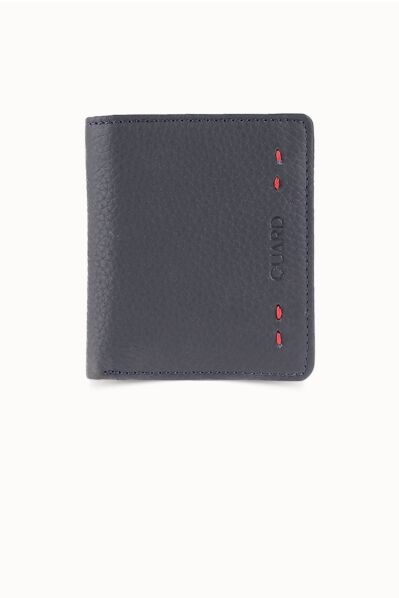 Guard - Guard Lacivert Guti Mat Yatay Mini Cüzdan