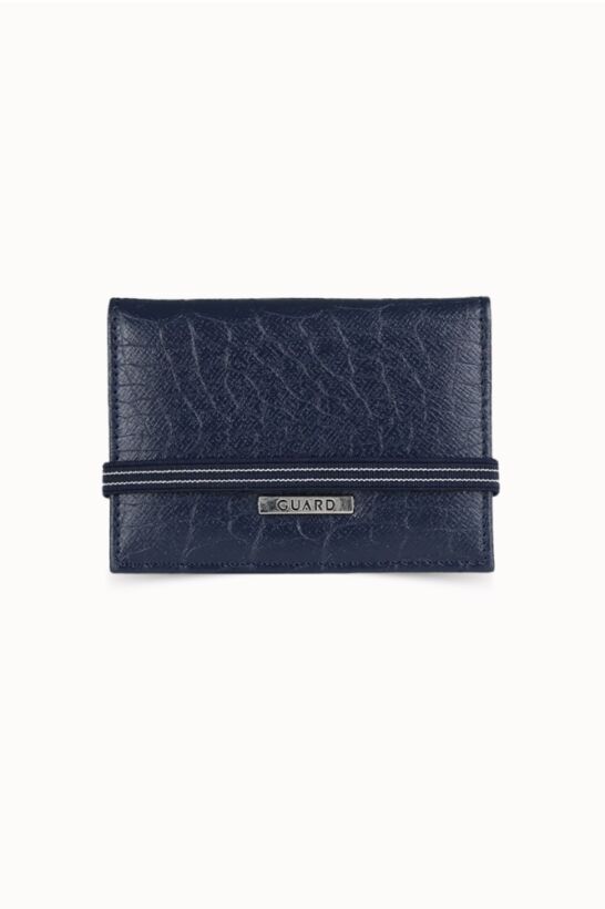 Guard Lacivert Croco Desenli Lastikli Spor Kartlık