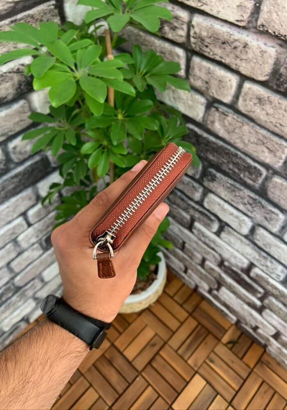Guard Mat Taba Fermuarlı Portföy Cüzdan