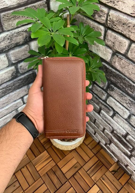 Guard Matte Taba Zippered Portfolio Wallet