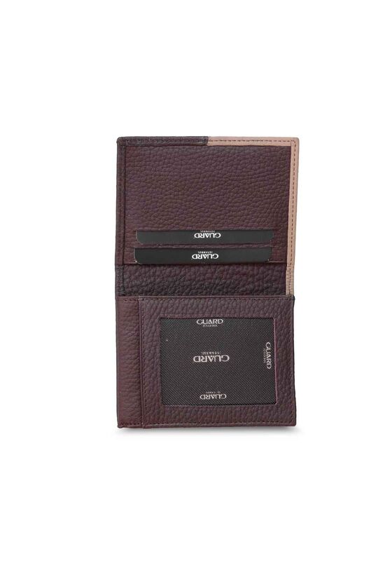 Guard Matte Burgundy/Rose Color Leather Men's Wallet