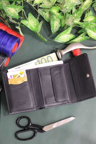 Guard - Guard Matte Black Women's Wallet with Coin Compartment (1)