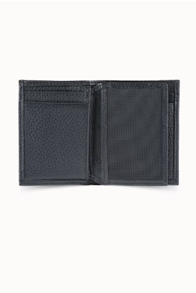 Guard - Guard Minimal Black Leather Men's Wallet (1)