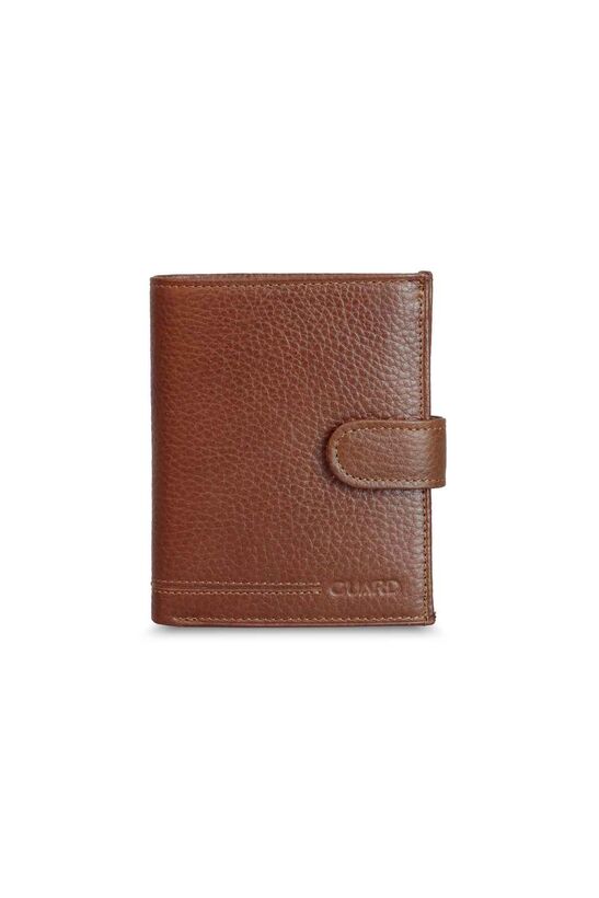 Guard Multi-Compartment Vertical Leather Men's Wallet