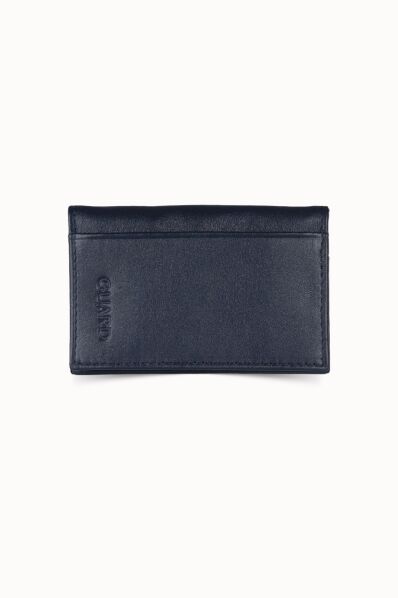 Guard - Guard Navy Blue Nappa Leather Card Holder
