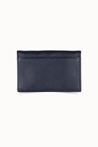 Guard - Guard Navy Blue Nappa Leather Card Holder (1)