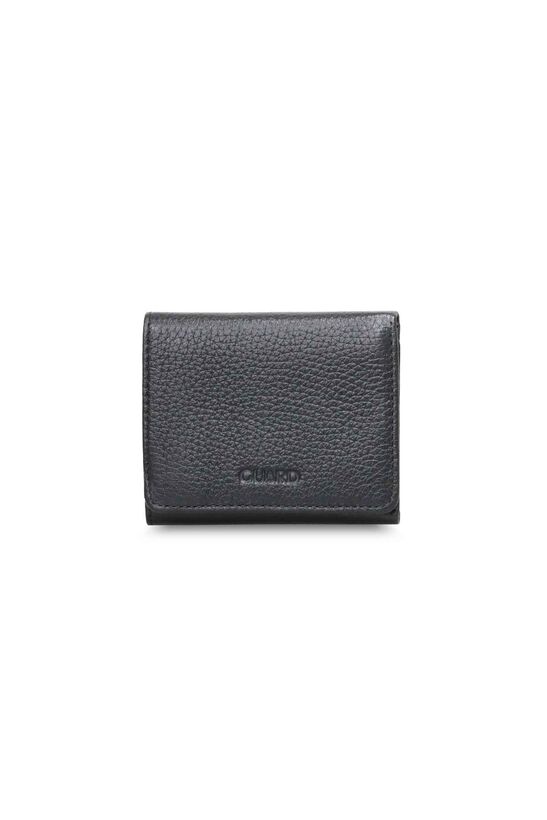 Guard Black Folding Leather Men's Wallet