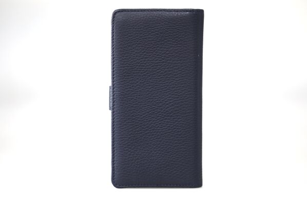 Guard - Guard Covered Leather Hand Portfolio with Telephone Entry- Navy Blue