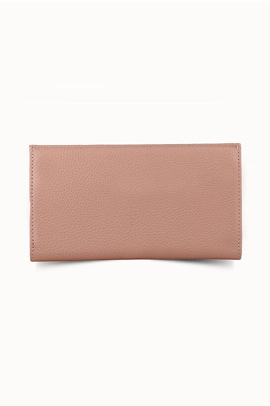 Guard Powder Leather Women's Wallet with Phone Entry