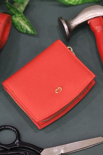 Guard - Guard Red Women's Wallet with Coin Compartment