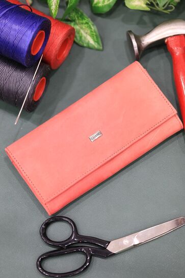 Guard - Guard Red Leather Women's Wallet