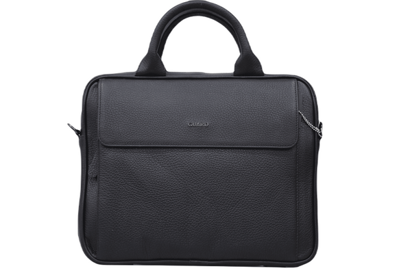 Guard - Guard Siyah Hakiki Deri 14' inç Laptop Çantası