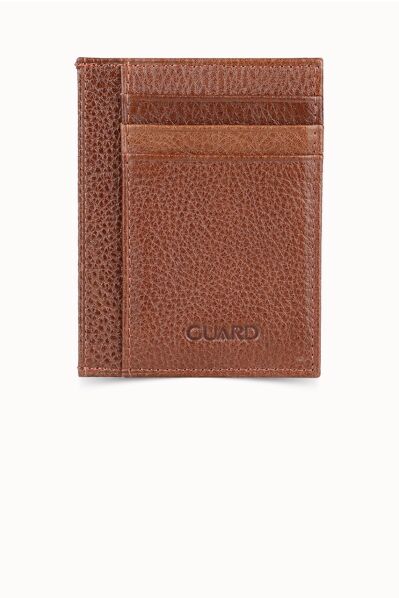 Guard - Guard Tan Leather Card Holder