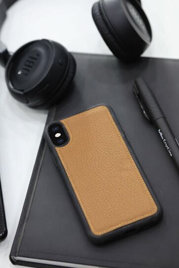 Guard - Guard Tan Leather iPhone X / XS Case