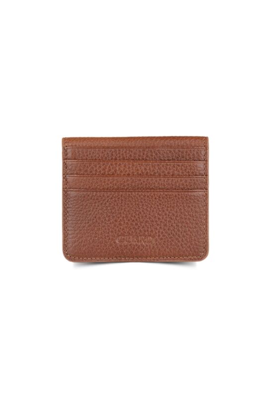 Guard Tan Paste Design Leather Card Holder