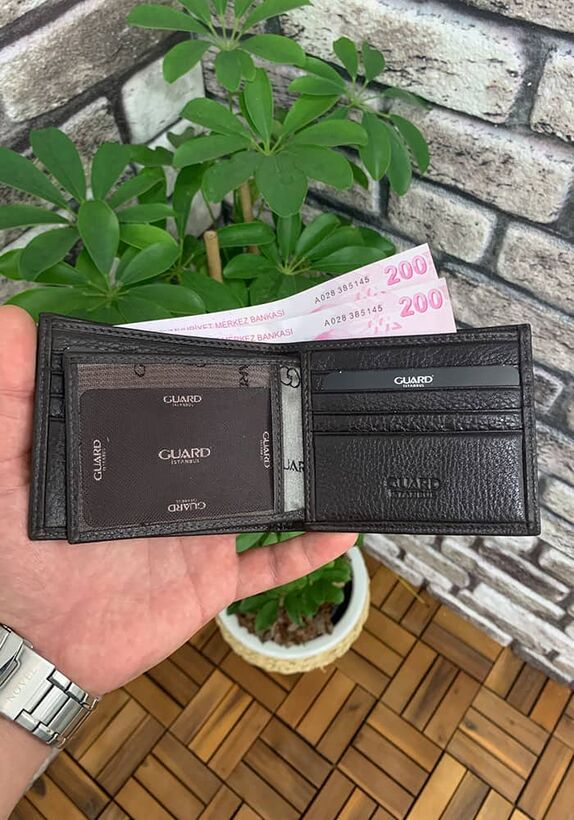Guard Tek Pisotlu Klasik Kahverengi Erkek Cüzdan
