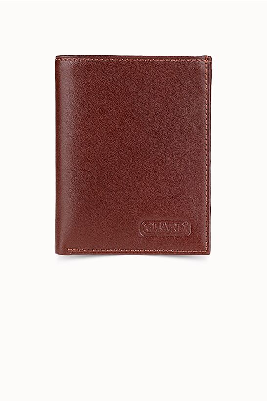 Guard Slim Tan Vertical Leather Men's Wallet