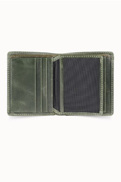 Guard - Guard Yeşil Tiguan Crazy Yatay Mini Cüzdan (1)