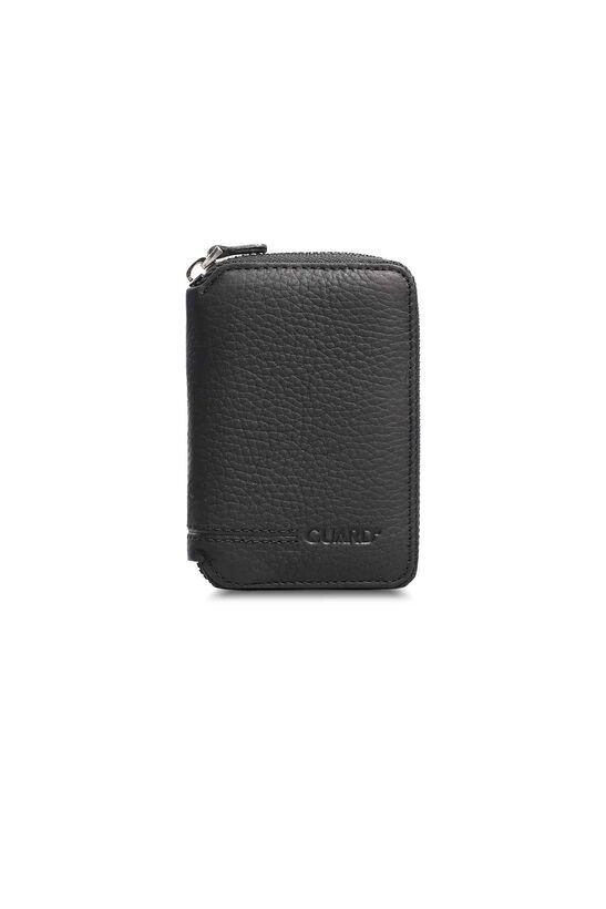 Guard Leather Hakiki Deri Erkek Hediye Seti - Fermuarlı Telefon Bölmeli Portföy Cüzdan & Mini fermuarlı Cüzdan Seti