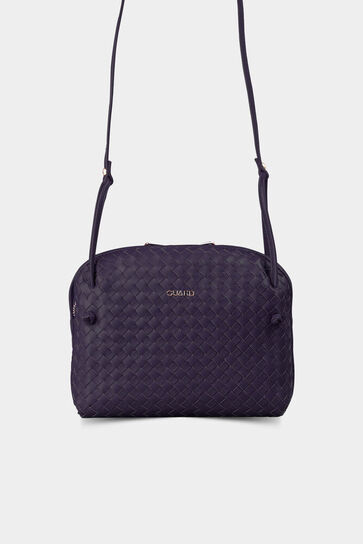 Guard - Guard Hand-knitted Purple Leather Women's Bag
