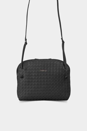 Guard - Guard Hand-knitted Black Leather Women's Bag