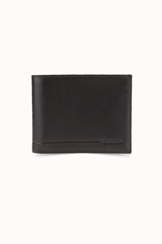 Guard Kahverengi Bozuk Para Bölmeli Deri Erkek Cüzdanı