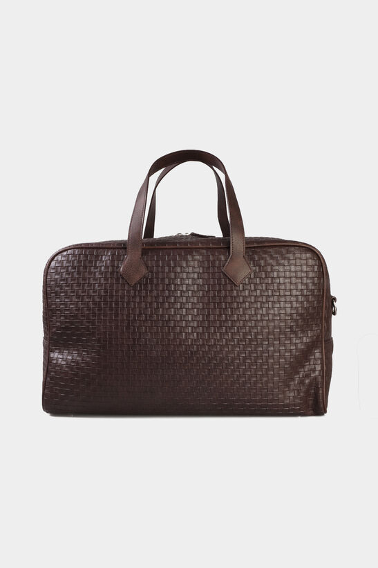 Guard Knit Printed Brown Travel Bag